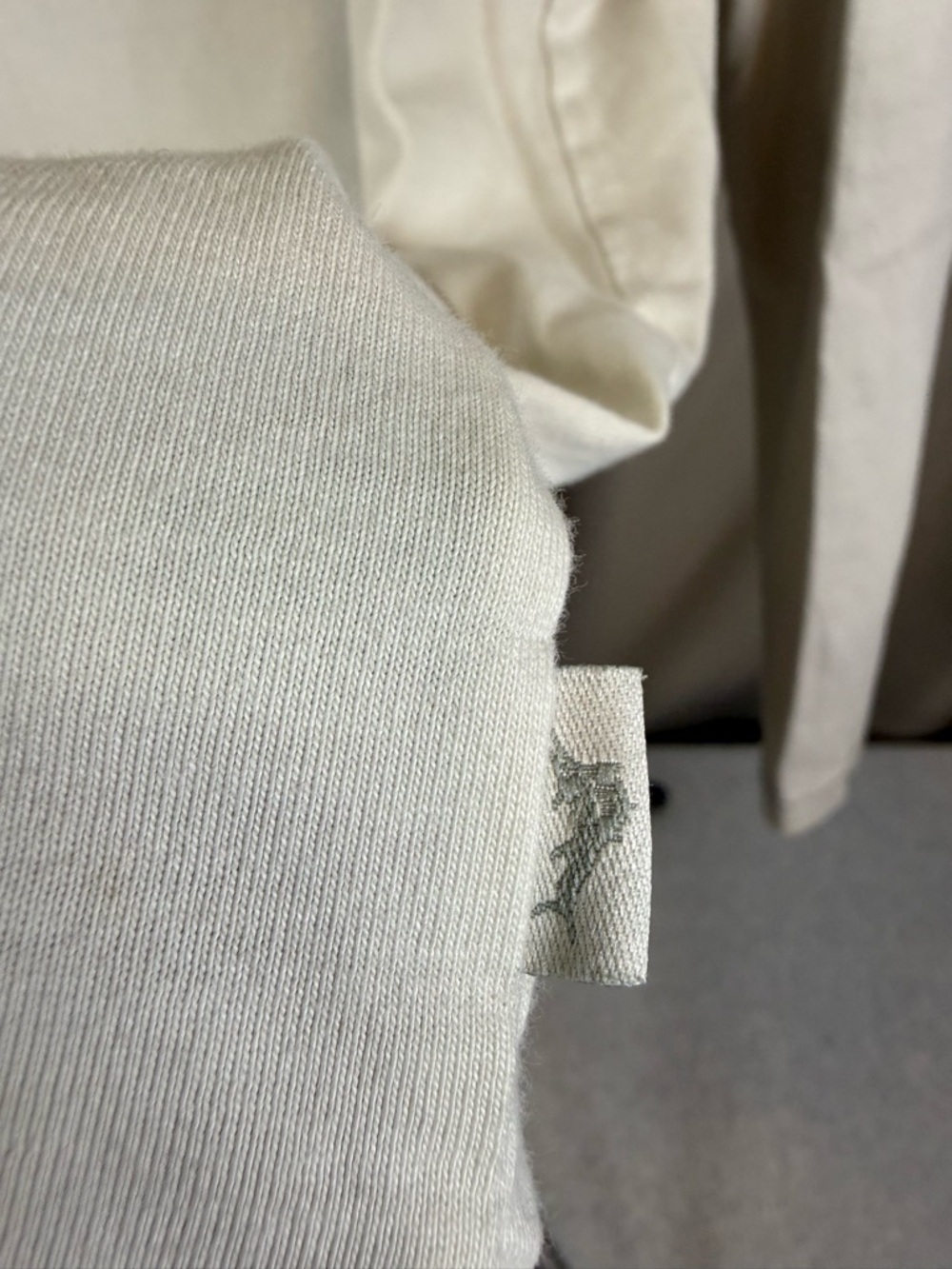 Tommy‎ Bahama Vintage Y2K Long Sleeve Pocket Tee - White - Medium - Picture 5 of 6